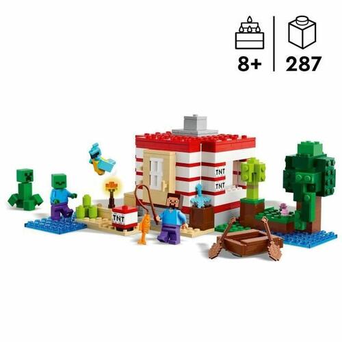 LEGO Minecraft - The TNT Jungle House (21275) byggesæt