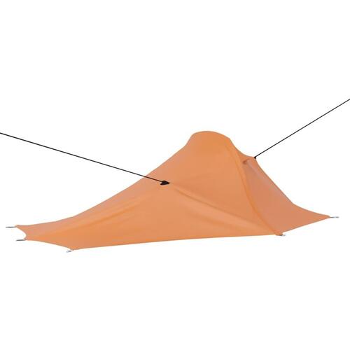 Campingtelt 317x240x100 cm orange og grå