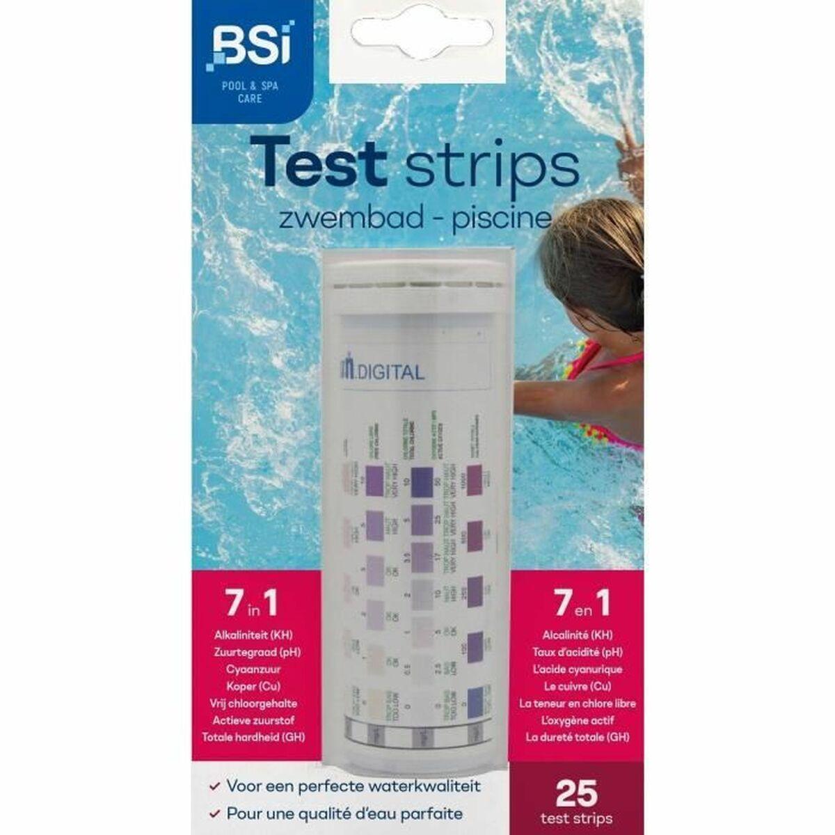 BSI 7-i-1 teststrips til pool - pH-meter