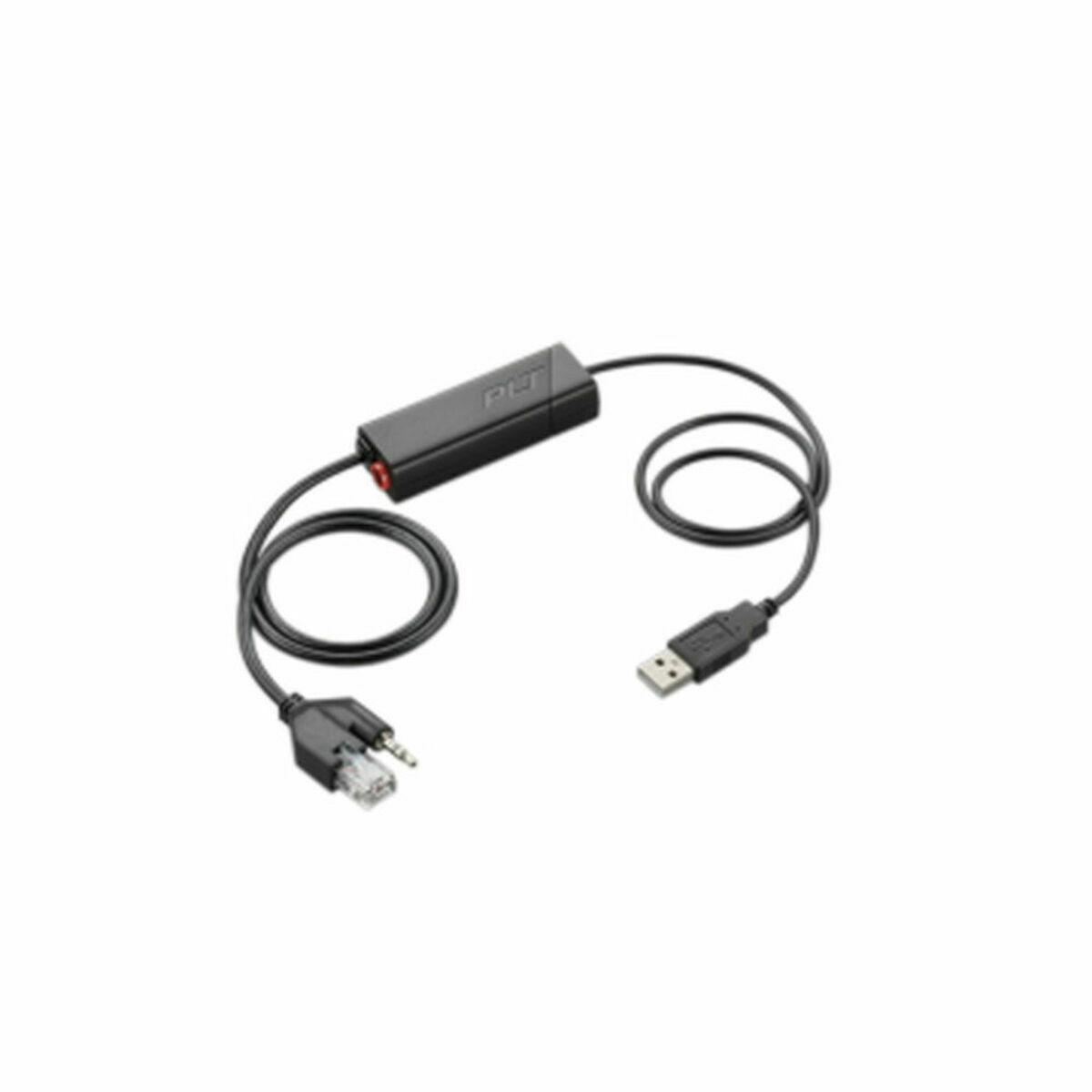 USB adapter til headset - Poly 211076-01, sort