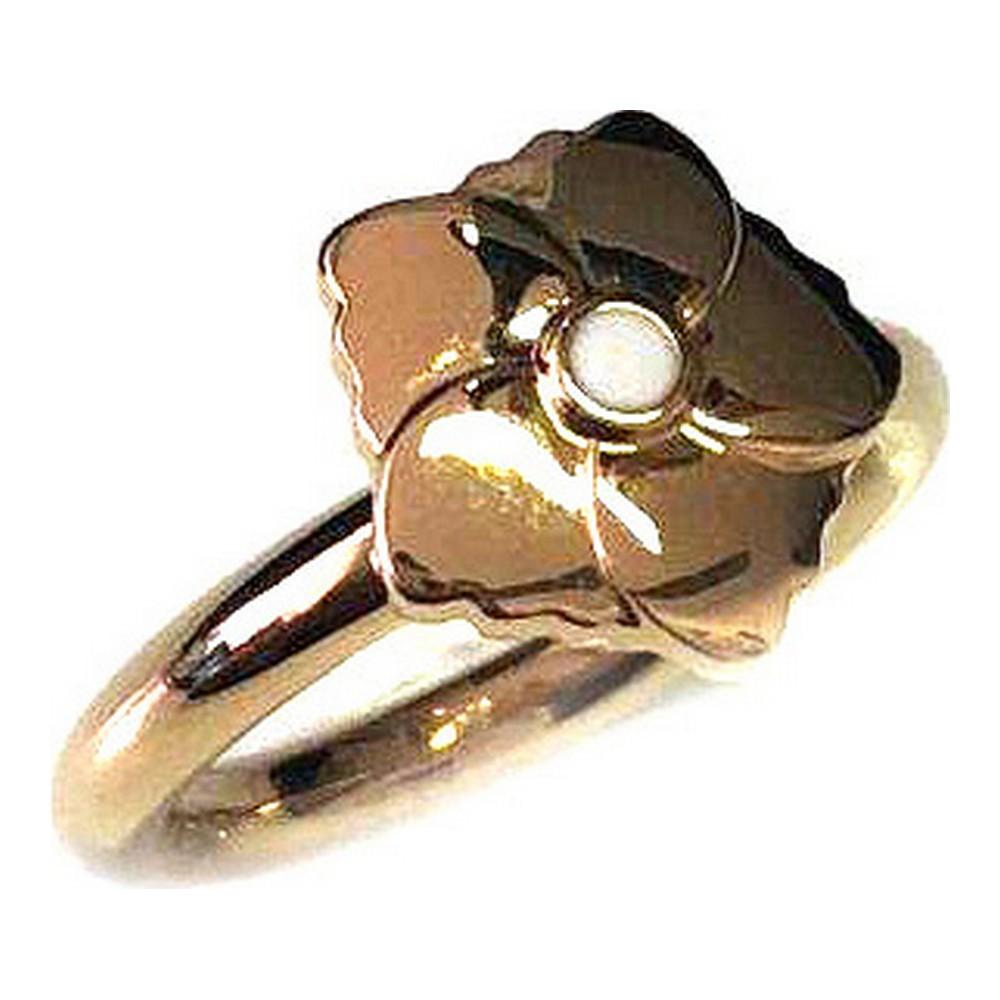 Ring til kvinder - gylden, str. 14