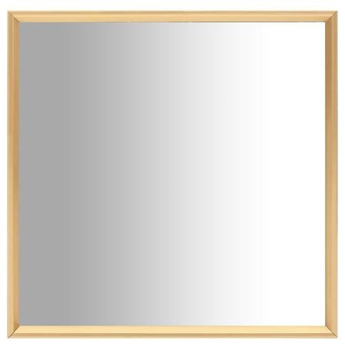 Spejl 40x40 cm guldfarvet