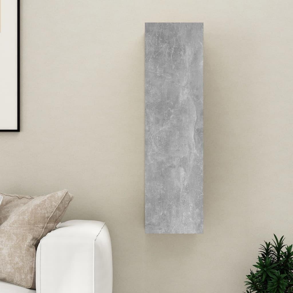 Tv-bord 30,5x30x110 cm konstrueret træ betongrå