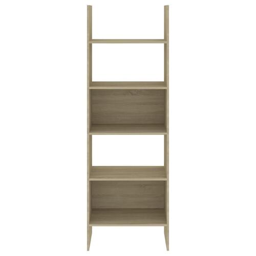 Bogreol 60x35x180 cm konstrueret træ sonoma-eg