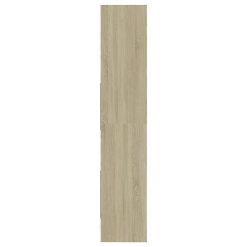 Bogreol 60x35x180 cm konstrueret træ sonoma-eg