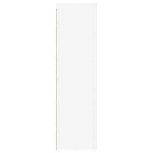 Tv-bord 30,5x30x110 cm konstrueret træ hvid