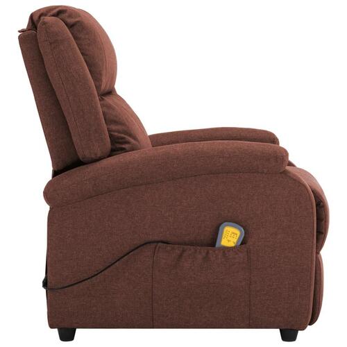 Massagestol stof brun