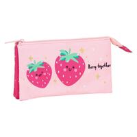 Tredobbelt bæretaske Berry Brillant BlackFit8 Berry brilliant Pink 22 x 12 x 3 cm