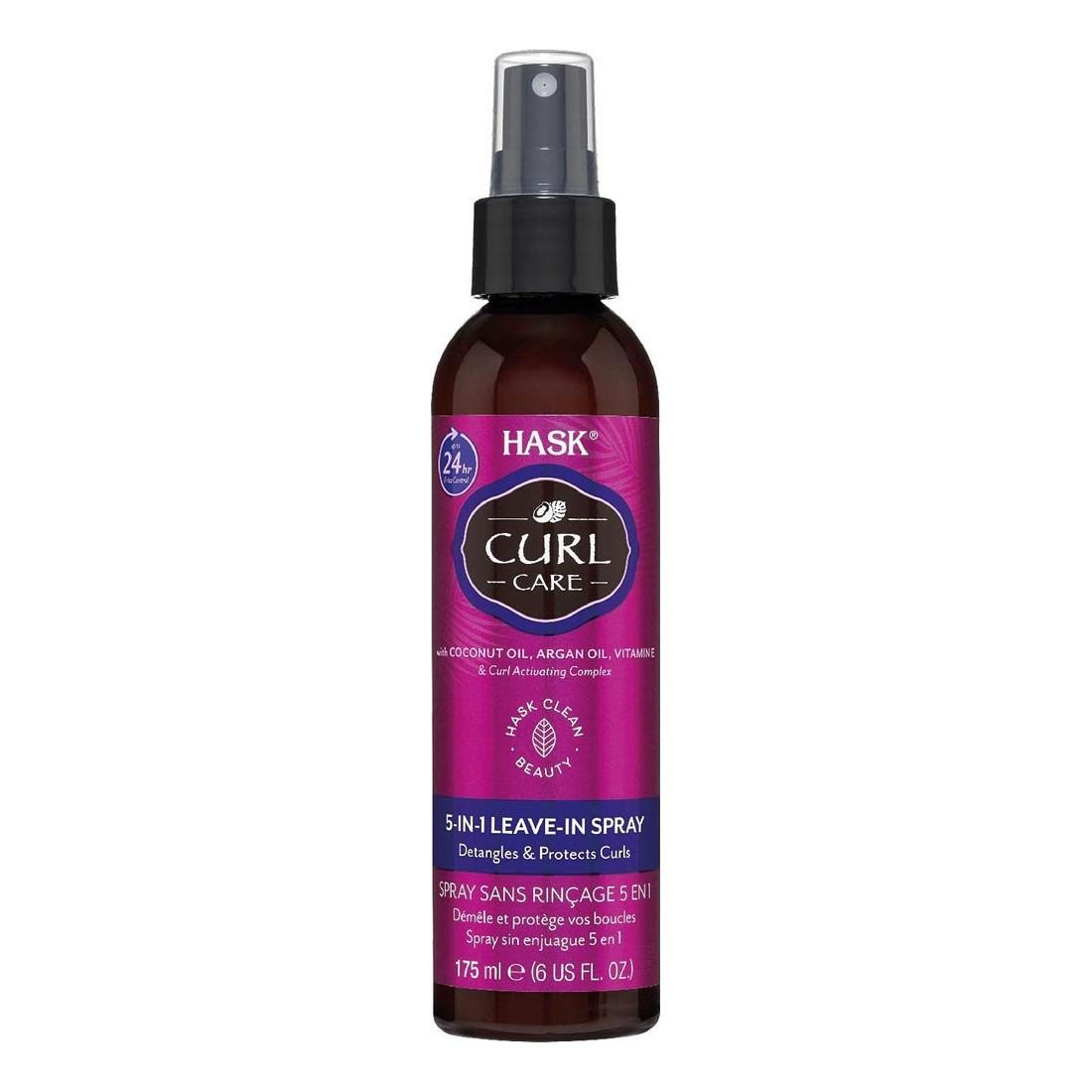 Hårbalsam spray HASK Curl Care 5 in 1 Krøllet Hår (175 ml)