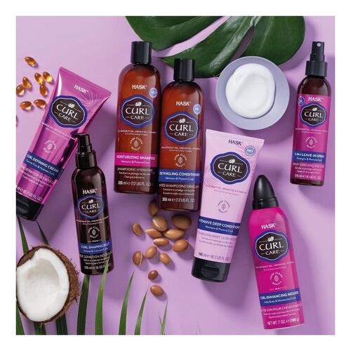 Hårbalsam spray HASK Curl Care 5 in 1 Krøllet Hår (175 ml)