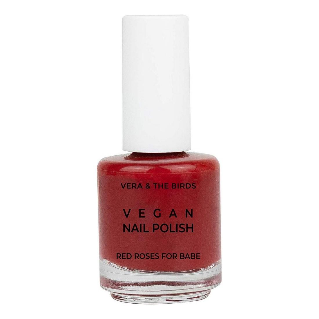 Neglelak Vegan Nail Polish Vera & The Birds Red Roses for Babe (14 ml)