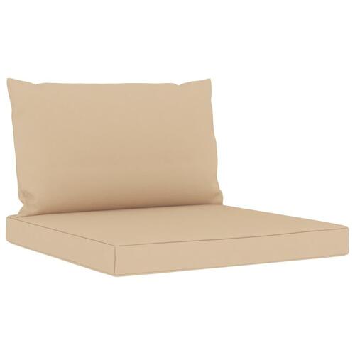 Pallehynder 2 stk. oxfordstof beige