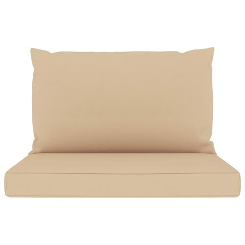 Pallehynder 2 stk. oxfordstof beige
