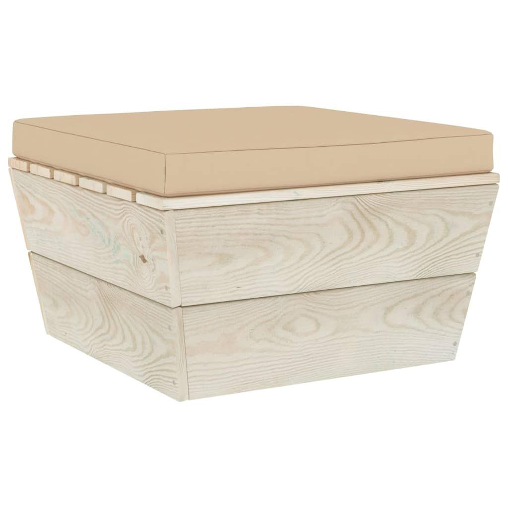 Pallehynde oxfordstof beige