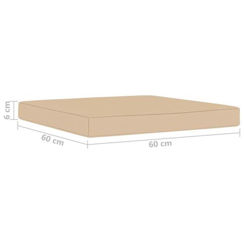 Pallehynde oxfordstof beige
