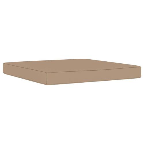 Pallehynde 60x60x6 cm oxfordstof gråbrun
