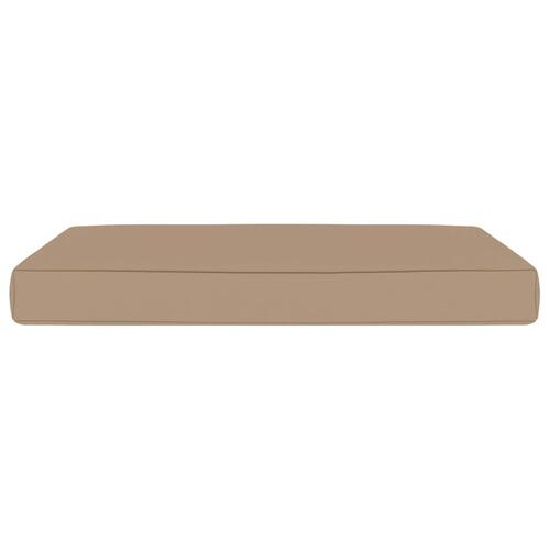 Pallehynde 60x60x6 cm oxfordstof gråbrun