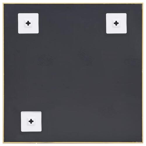 Spejl 60x60 cm guldfarvet
