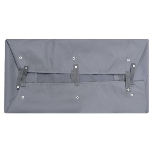 Foring til havevogn 81x41x21 cm stof grå
