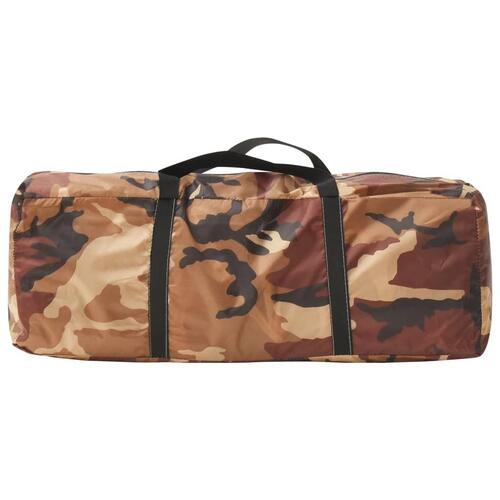 Iglotelt 650x240x190 cm 8 personer camouflagefarvet