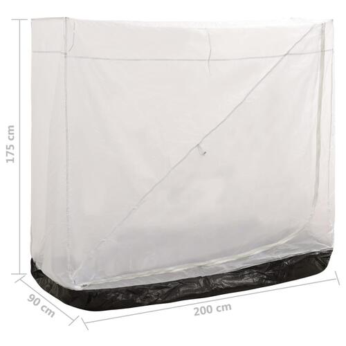 Universelt indertelt 200x90x175 cm grå