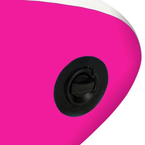 Oppusteligt paddleboardsæt 320x76x15 cm lyserød