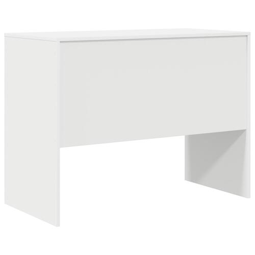 Skrivebord Hvid Spånplade 100 x 50 x 76 cm Opbevaring
