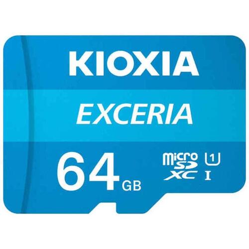 Mikro-SD-hukommelseskort med adapter Kioxia Exceria UHS-I Klasse 10 Blå 32 GB