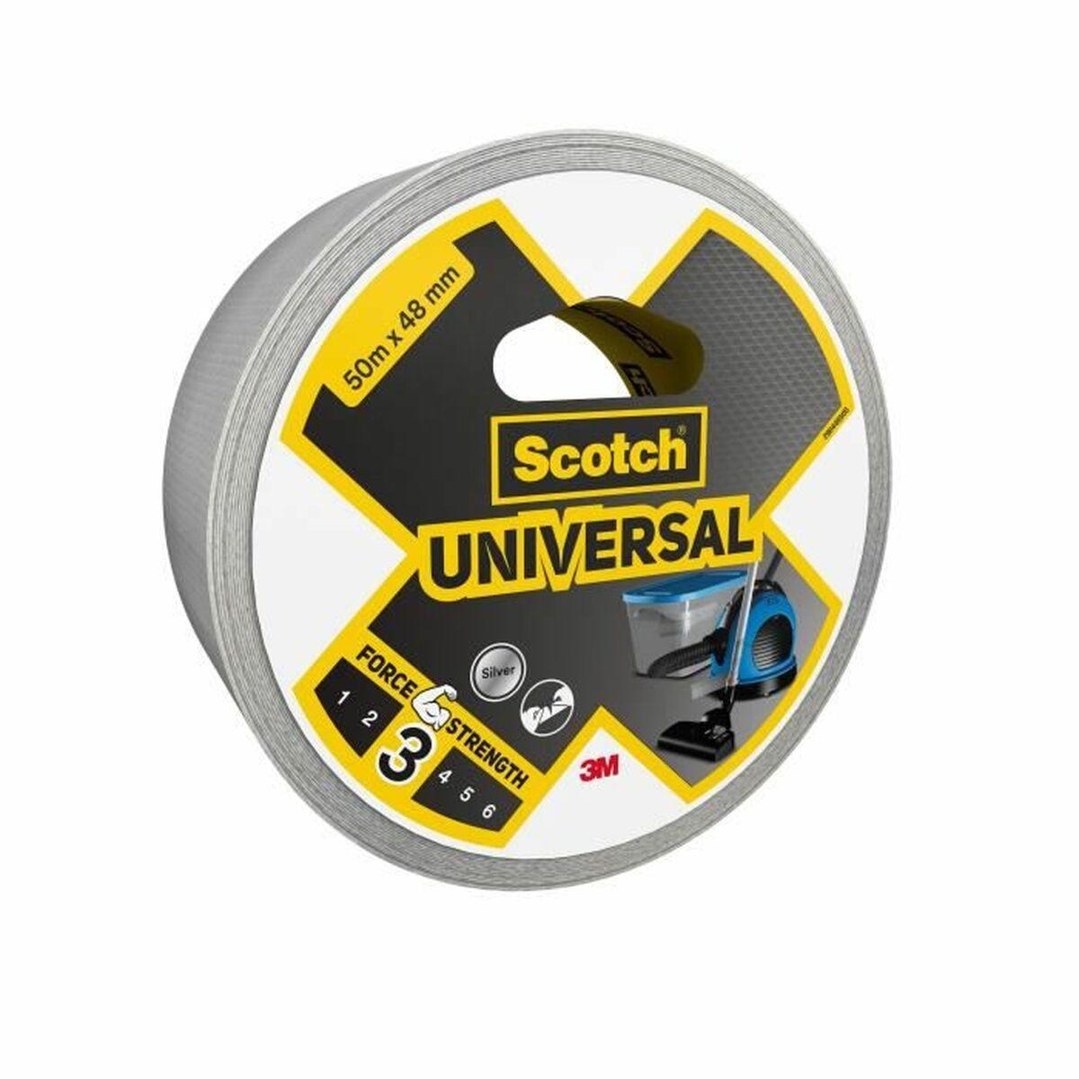 3M Universal, Sølv, Bundtning, Fastgørelse, Beskyttelse, Reparerer, Tætning, 50 m, 48 mm, 6 stk