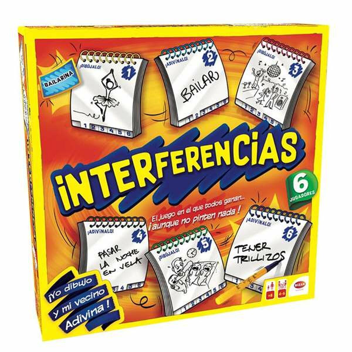 Interferencias - Tegne- og gæt brætspil fra Bizak