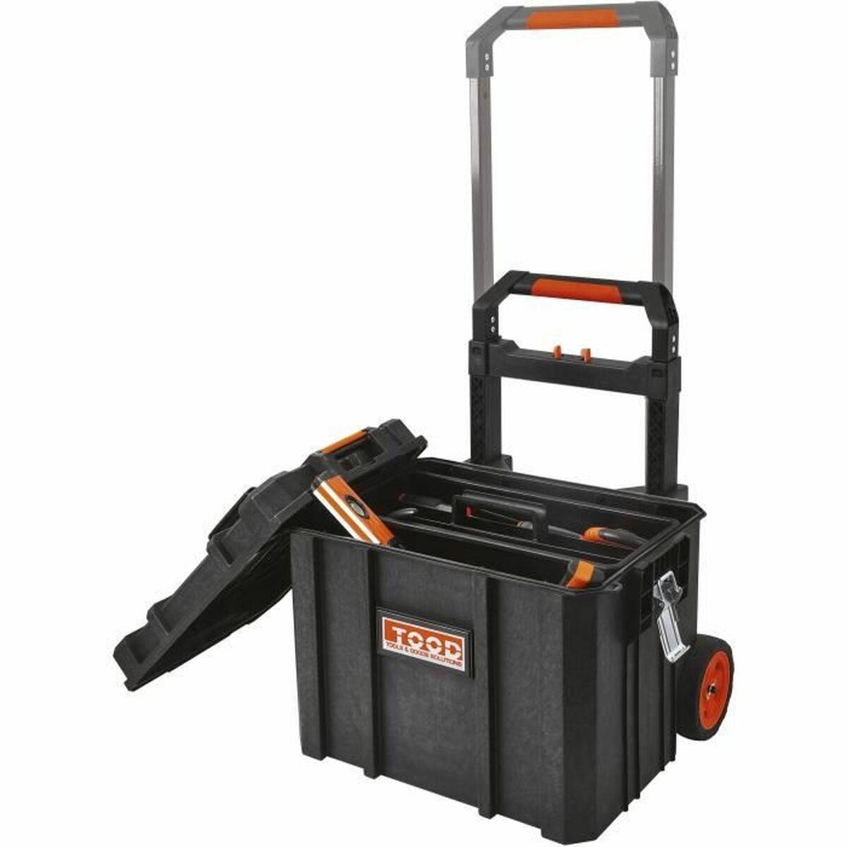 TOOD værktøjskasse på hjul med teleskophåndtag