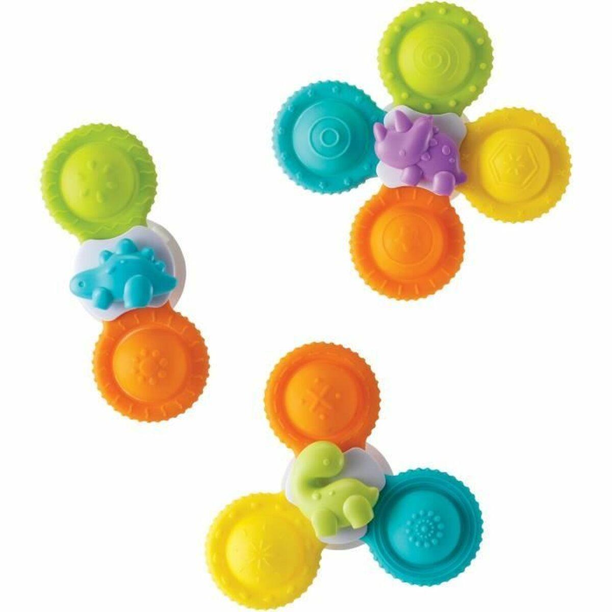 Infantino badelegetøj - farverige spinner-figurer