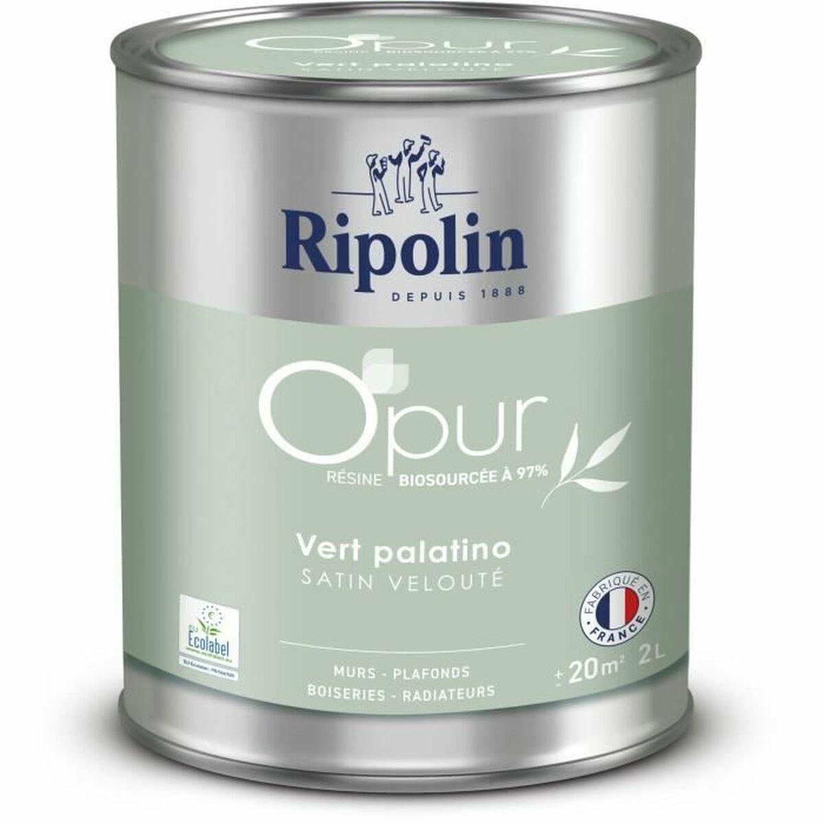 Ripolin grunderingsmaling til vægge og træ - Opur Vert Palatino, satin, 2 l