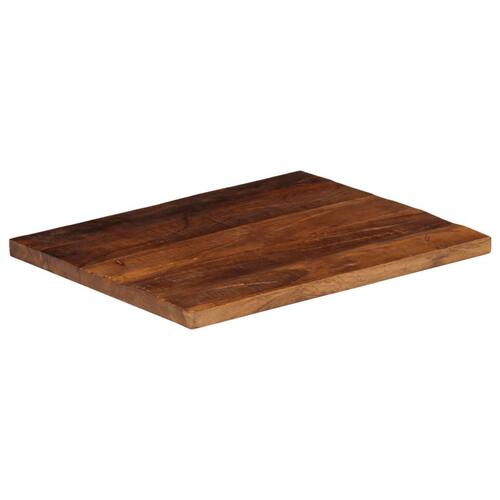 Bordplade 60x50x3,8 cm rektangulær massivt genbrugstræ
