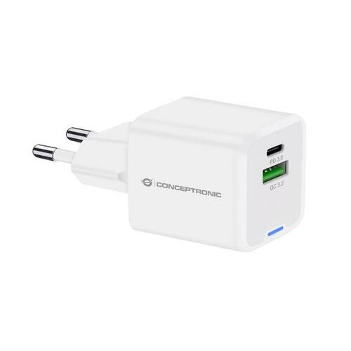 Vægoplader Conceptronic 120550203101 Hvid 20 W
