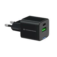 Vægoplader Conceptronic 120550303101 Hvid Sort 20 W