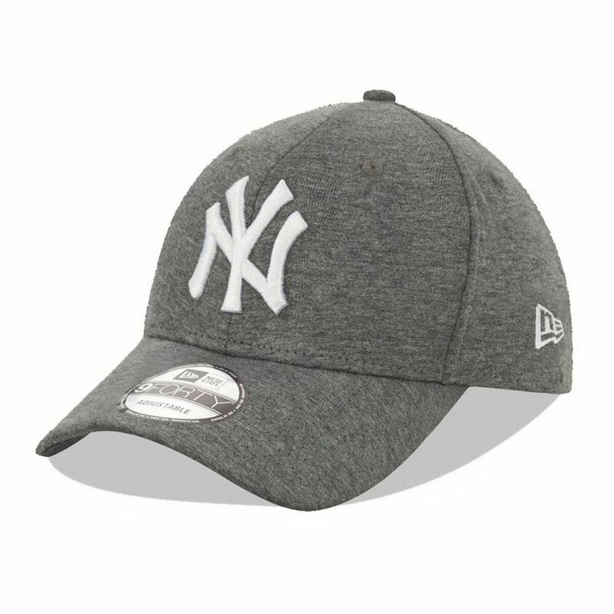 New Era kasket - New York Yankees, grå bomuld, onesize