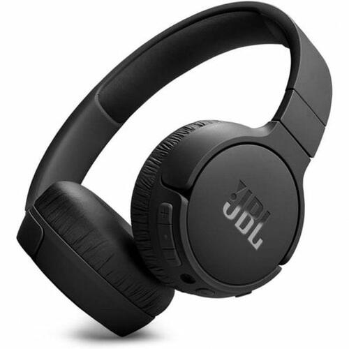 Hovedtelefoner med mikrofon JBL JBLT670NCBLK Sort