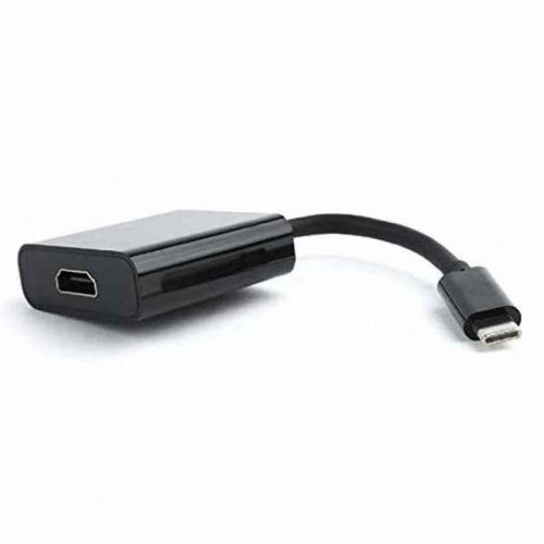 HDMI adapter USB-C til HDMI 4K - GEMBIRD, sort (15 cm)