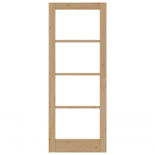 Indvendig Dør med Glas "ORKDAL" 78x202x4 cm Solid Træ Fyr