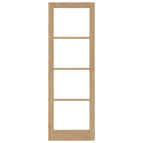 Indvendig Dør med Glas "ORKDAL" 78x232x4 cm Massiv Træ Fyr