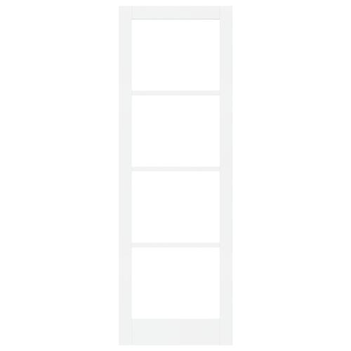 Indvendig Dør med Glas "ORKDAL" Hvid 78x232x4 cm