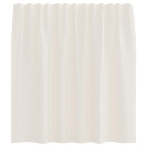 Voile-gardiner med stanglommer 2 stk. cremefarvet
