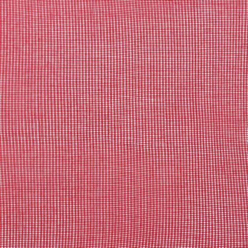 Voile-gardiner med løkker 2 stk. 140x140 cm vinrød
