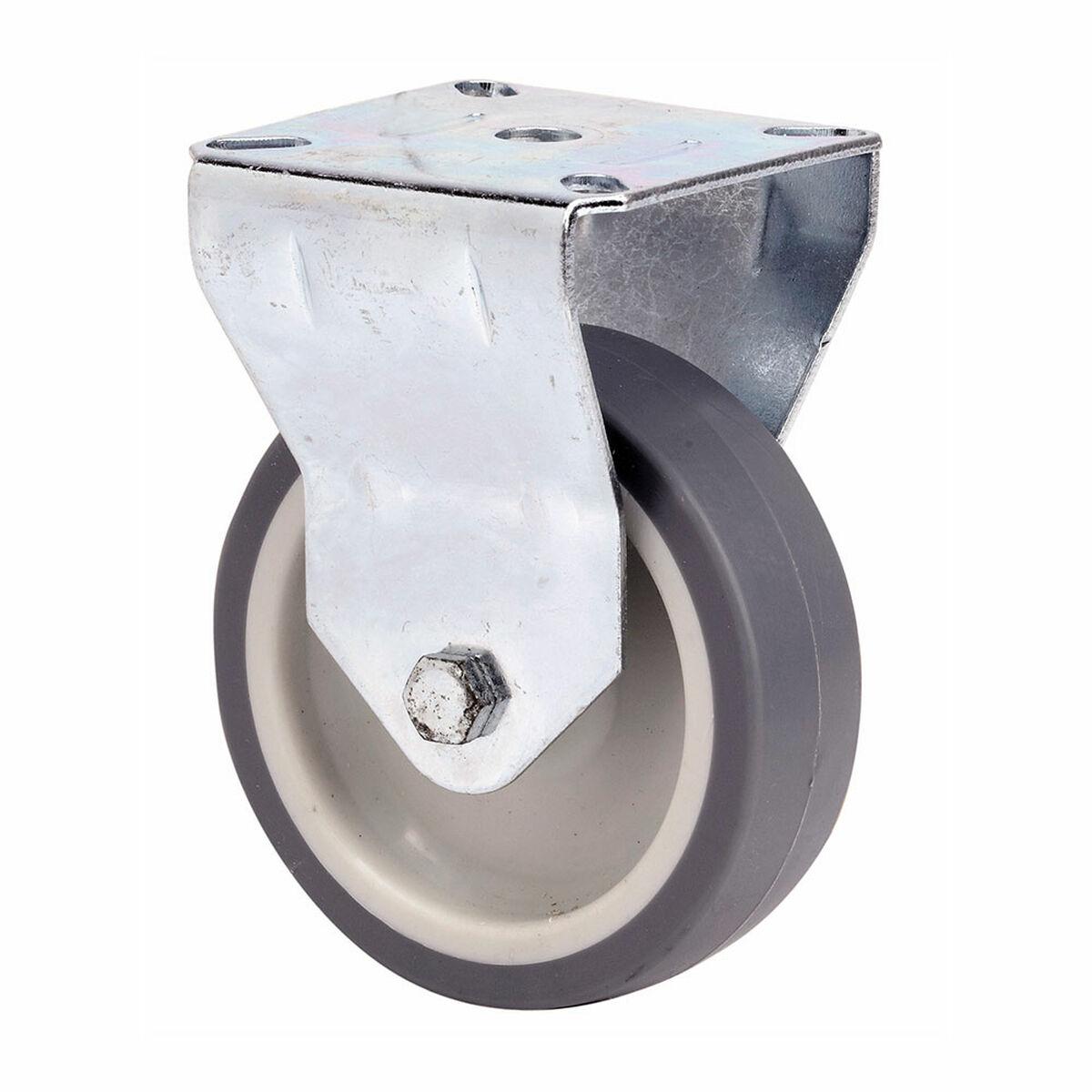 Ruedas Alex møbelhjul i grå gummi, Ø 8 cm - 60 kg