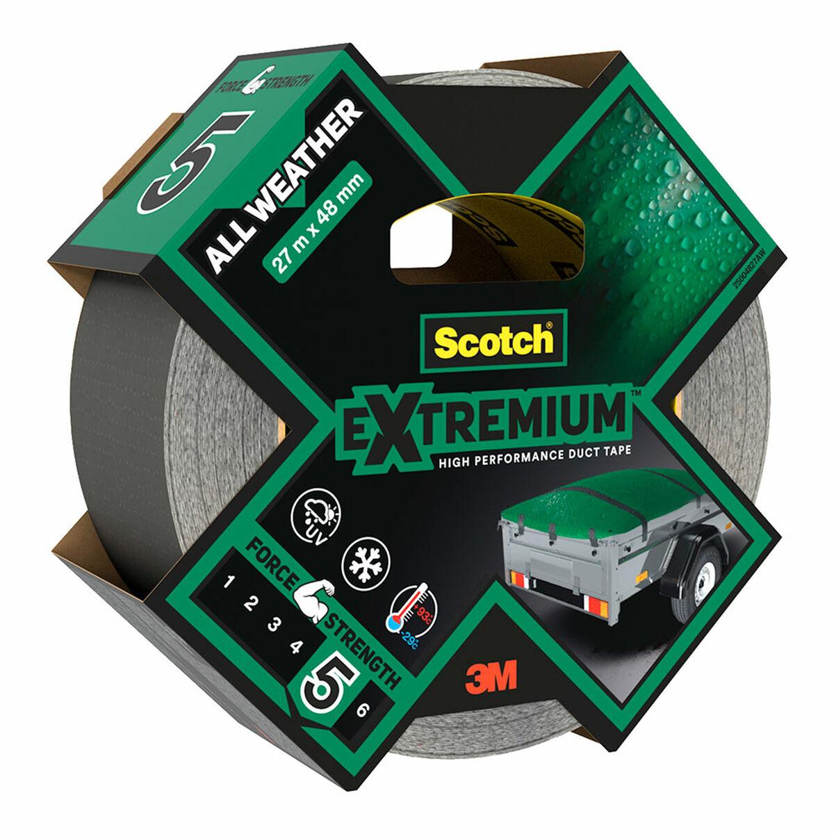 Scotch gaffatape Extremium 5 - 27,4 m x 48 mm, grå