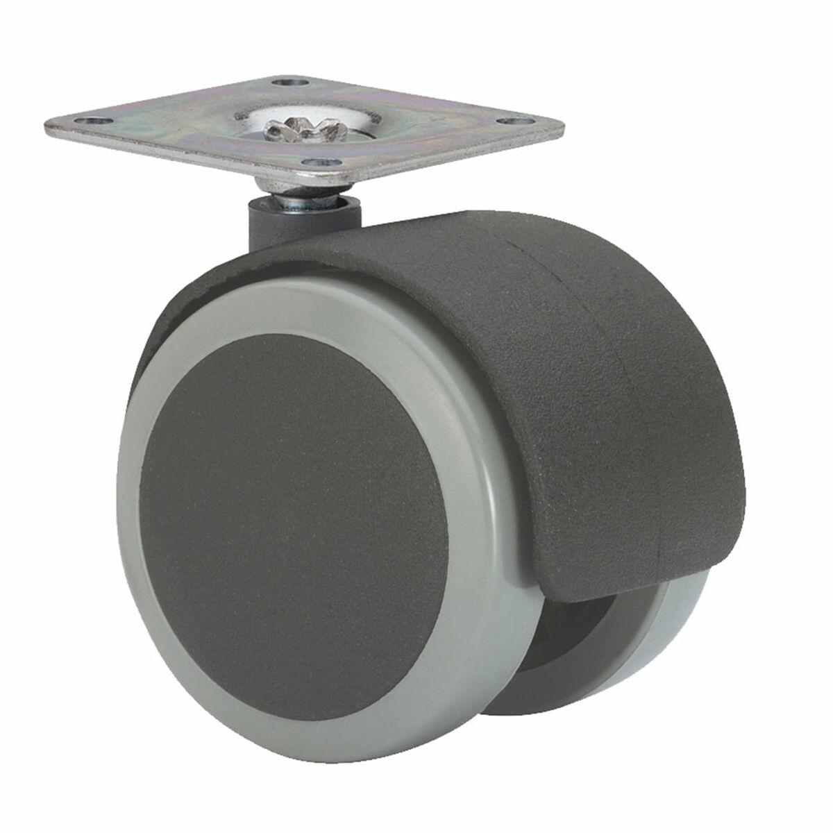 Ruedas Alex møbelhjul drejelig - Nylon/Polyuretan Ø 5 cm, 50 kg