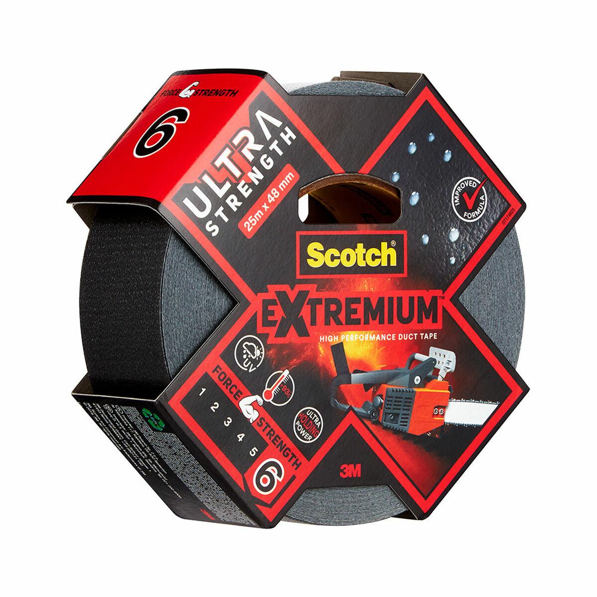 Scotch gaffatape Extremium 6 Ultra 25 m × 48 mm - sort