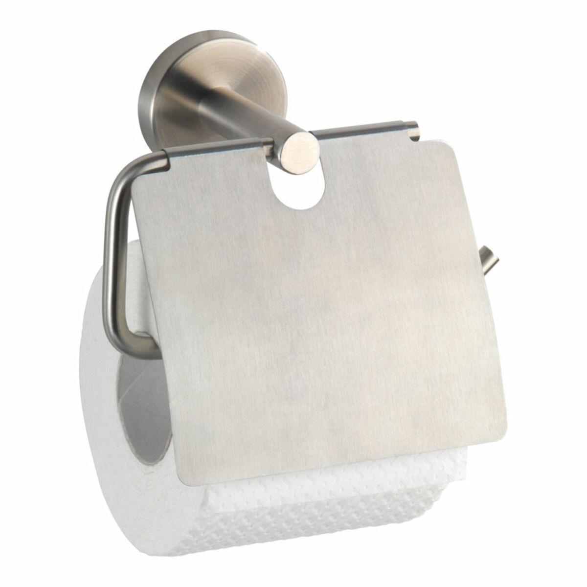 Wenko Bosio toiletpapirholder i rustfrit stål - 15 × 13,5 × 7 cm