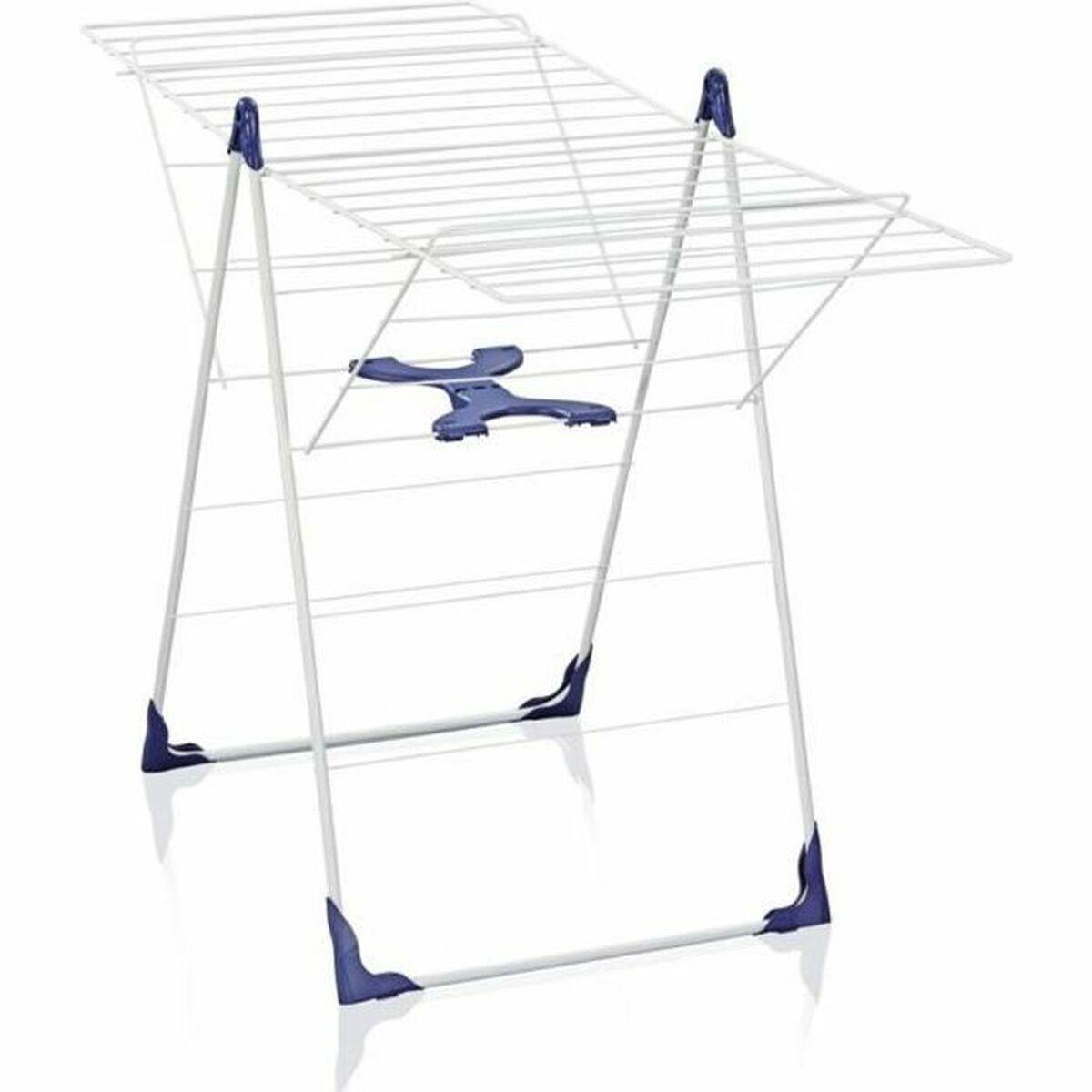 Tørrestativ Leifheit 81408 CLASSIC 200 Flex Stål polypropylen Plastik Blå Hvid 20 m